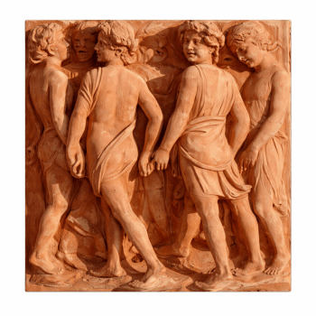 Impruneta Terracotta Relief Luca della Robbia Teil 4